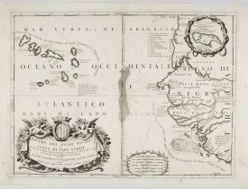 CORONELLI, V.M. -  Bocche del Fiume Negro et Isole di Capo Verde. . .