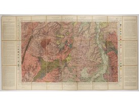 ETAT MAJOR. -  CARTE GÉOLOGIQUE DÉTAILLEE - GANNAT - n°157.