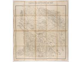 VCOMTE DULONG DE ROSNAY -  Carte des environs de Pau. . .