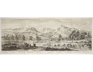 MEULEN, Adam Frans van der. - Veue de la ville, et fauxbourg de Salins… MEULEN, Adam Frans van der. - Veue de la ville, et fauxbourg de Salins…