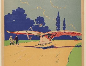 CAVE, L. -  C'est à la France que le monde doit ses ailes, Clement Ader, Premier décollage du premier avion, 9 octobre 1890.