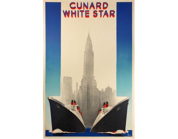 ROQUIN, A. -  Cunard White (Queen Mary et Queen Elizabeth de la Cunard Line).
