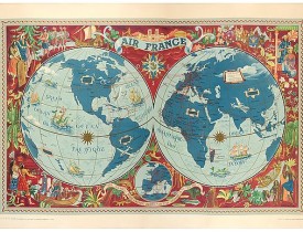 BOUCHER, L. -  AIR France - Sur les ailes d'Air France découvrez le monde à votre tour.