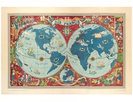 BOUCHER, L. -  AIR France - Sur les ailes d'Air France découvrez le monde à votre tour.