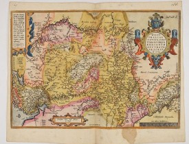 ORTELIUS, A. -  Westphaliae Totius, Finitimarumque Regionum Accurata Descriptio.