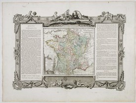 DESNOS,S. -  La France Divisée en ses quarante gouvernemens . . .