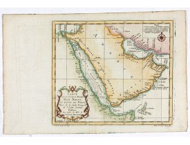 BELLIN,J.N. / Comte de Maurepas. -  Carte de la Coste d'Arabie, Mer Rouge, et Golfe de Perse. . . BELLIN,J.N. / Comte de Maurepas. -  Carte de la Coste d'Arabie, Mer Rouge, et Golfe de Perse. . .