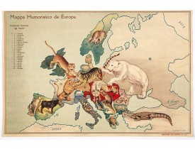 SOARES, A. -  Mappa Humoristico da Europa.