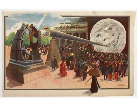 TRUCHET, A. - La Lune à un Mètre (Mini poster for Paris Exposition Universelle) TRUCHET, A. - La Lune à un Mètre (Mini poster for Paris Exposition Universelle)