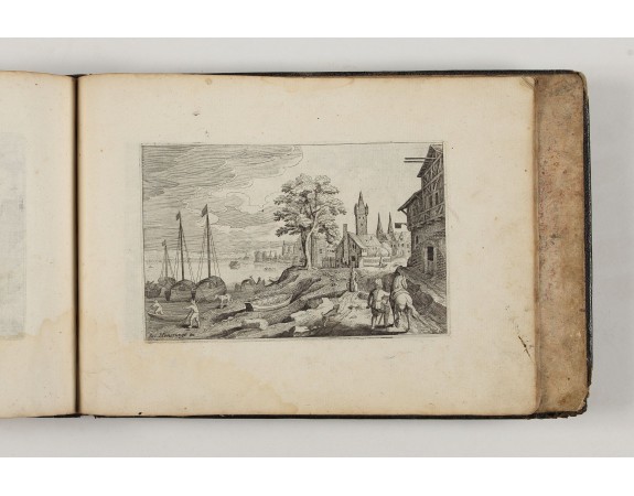 HONERVOGT, J. and others - ALBUM with 170 engravings of animals, landscapes, months, figures, ornamentations, etc. from the 17th century. HONERVOGT, J. and others - ALBUM with 170 engravings of animals, landscapes, months, figures, ornamentations, etc. from the 17th century.