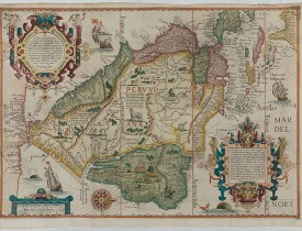 LINSCHOTEN, J.H. VAN -  South America -Delineatio omnium orarum totius Australis par