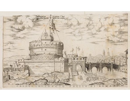 LAFRERI, Antonio. - Castello Sancto Angelo di Roma. LAFRERI, Antonio. - Castello Sancto Angelo di Roma.