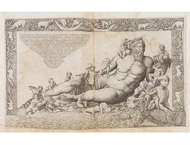 BEATRIZET, Nicolas / LAFRERI, Antonio. -  Veterum Monumentorum Studiose Lector.../...Ant Lafreri aenea tabula nunc profert ex antiquo simulachro quod in vaticano adhuc conspicitur exacte effigiata.