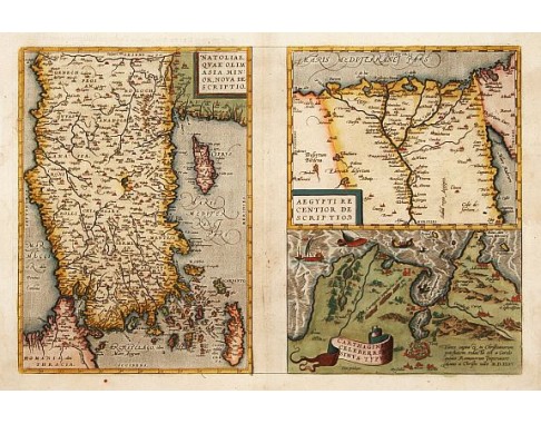 ORTELIUS, A. -  1) Natoliae,.. 2) Aegypti recentior.. 3) Carthaginis..
