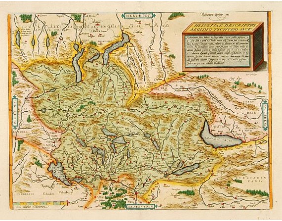 ORTELIUS, A. - Helvetiae descriptio. ORTELIUS, A. - Helvetiae descriptio.