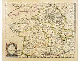 BLAEU, W. -  Typus Galliae Veteris, Ex conatib' Geograph. Abrah.Ortelii.