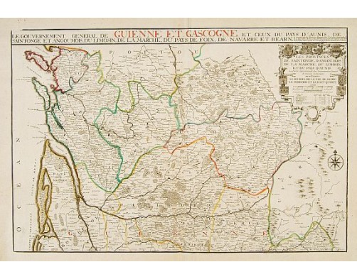 FER, N. de. - Le Gouvernement Général de GUIENNE GASCOGNE et ceux du Pays d'Aunis, de Saintonge et Angoumois… FER, N. de. - Le Gouvernement Général de GUIENNE GASCOGNE et ceux du Pays d'Aunis, de Saintonge et Angoumois…