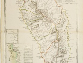 BUACHE, S. -  Carte de la Dominique prise par les Francois.