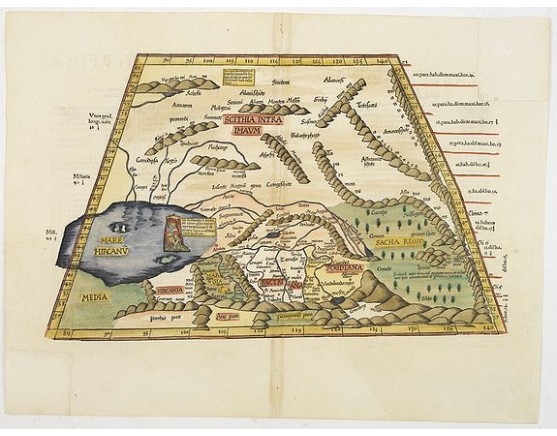 PTOLEMEE, C./TRECHSEL, G. -  Tabula septima Asiae.