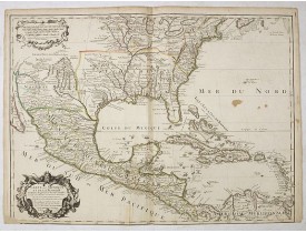 L'ISLE, G. de. -  Carte du Mexique et de la Floride des Terres Angloises et des Isles Antilles… L'ISLE, G. de. -  Carte du Mexique et de la Floride des Terres Angloises et des Isles Antilles…