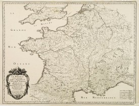 SANSON,N./ MARIETTE,P. -  La France et les environs, jusques a l'Estendue de l'Ancienne Gaule..