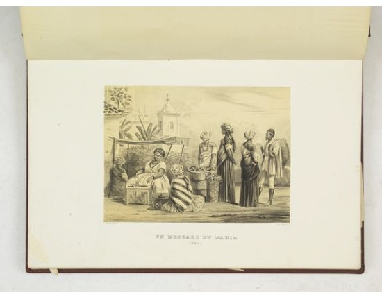 PALLIERE, Jean Léon. - (Album Pallière. Escenas Americanas. Reduccion de Cuadros, aquarelles y bosquejos.) PALLIERE, Jean Léon. - (Album Pallière. Escenas Americanas. Reduccion de Cuadros, aquarelles y bosquejos.)
