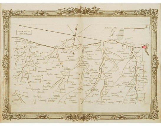 BRION DE LA TOUR, Louis. - Partie du Pays de Caux. (4) BRION DE LA TOUR, Louis. - Partie du Pays de Caux. (4)