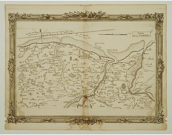 BRION DE LA TOUR, Louis. - Partie de la Normandie. (8) BRION DE LA TOUR, Louis. - Partie de la Normandie. (8)