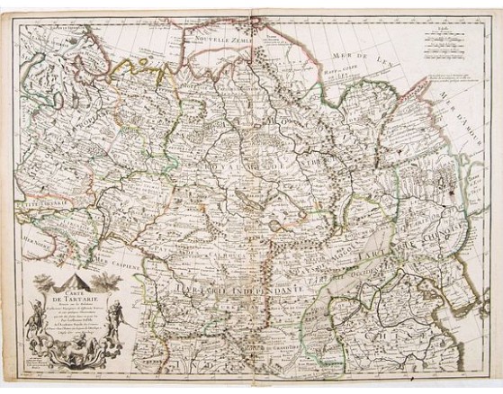 L'ISLE, G. de. / RENARD, L. -  Carte de Tartarie..