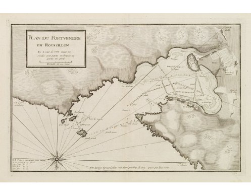 AYROUARD, J. - Plan du Portvendre en Roussillon. . . AYROUARD, J. - Plan du Portvendre en Roussillon. . .