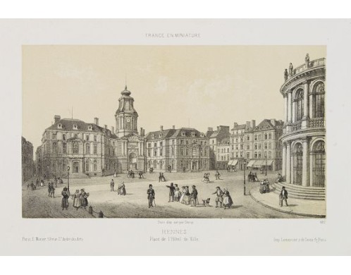 DEROY. - Rennes - Place de l'Hôtel de Ville. DEROY. - Rennes - Place de l'Hôtel de Ville.