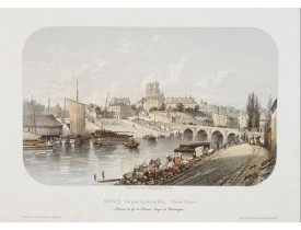 JACOTTET, J. -  Rennes - Vue prise du côté du Mail. (Ille-et-Vilaine.)