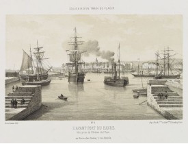 ASSELINEAU. -  L'Avant Port du Havre, vue prise de l'Ecluse de l'Eure.