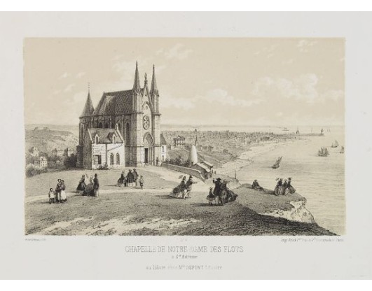 ASSELINEAU. - Chappelle de Notre-Dame des Flots à S.te Adresse. ASSELINEAU. - Chappelle de Notre-Dame des Flots à S.te Adresse.