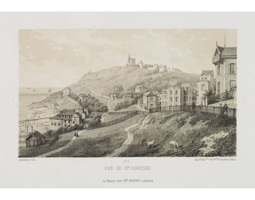 ASSELINEAU. - Vue de Ste. Adresse. ASSELINEAU. - Vue de Ste. Adresse.