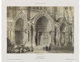 DEROY. -  Chartres. Portail Septentrional.