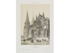 DEROY. -  Chartres. Portail Septentrional.