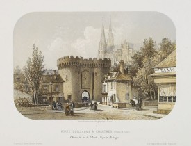 JACOTTET, J. -  Porte Guillaume à Chartres..
