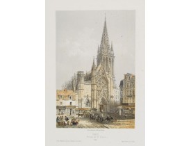 DEROY. -  Caen. Portail de St. Pierre.