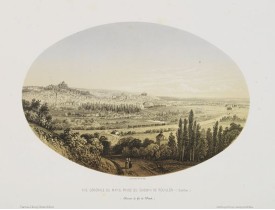 JACOTTET, J. -  Vue générale du Mans, prise du chemin de Rouillon..