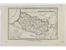 DELAPORTE, L'Abbé. -  Carte du Département de la Somme.