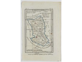 DELAPORTE,L'Abbé. -  Carte du Département des Deux Sèvres.