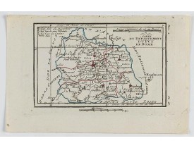 DELAPORTE,L'Abbé. -  Carte du Département du Puy de Dome. DELAPORTE,L'Abbé. -  Carte du Département du Puy de Dome.