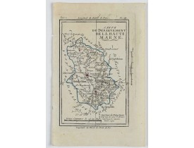 DELAPORTE, L'Abbé. -  Carte du Département de la Haute Marne.