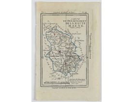 DELAPORTE,L'Abbé. -  Carte du Département de la Haute Marne. DELAPORTE,L'Abbé. -  Carte du Département de la Haute Marne.