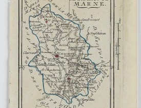 DELAPORTE,L'Abbé. -  Carte du Département de la Haute Marne.