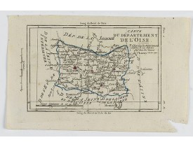 DELAPORTE, L'Abbé. -  Carte du Département de l'Oise.