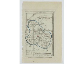 DELAPORTE,L'Abbé. -  Carte du Département de l'Yonne. DELAPORTE,L'Abbé. -  Carte du Département de l'Yonne.