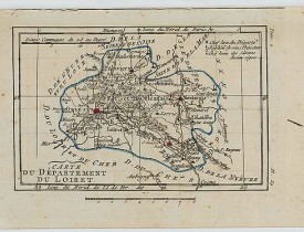 DELAPORTE,L'Abbé. -  Carte du Département du Loiret.