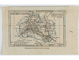 DELAPORTE,L'Abbé. -  Carte du Département du Loiret. DELAPORTE,L'Abbé. -  Carte du Département du Loiret.